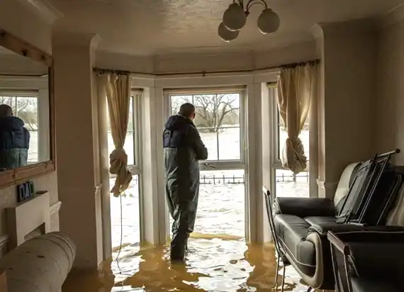 water damage restoration service Canton Valley